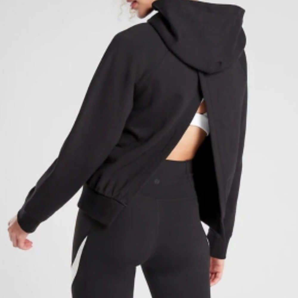 Athleta Women’s Moonrise Split Back Hoodie in Grey - Picture 5 of 7